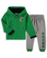 Фото #3 товара Toddler Boys Green, Heathered Gray Oregon Ducks Poppies Hoodie and Sweatpants Set