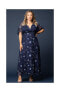 ფოტო #5 პროდუქტის Plus Size Embroidered Elegance Evening Gown