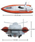 Фото #4 товара Motorboat Superlative 27/40MHz RTR (2 Engines) - Orange, Double Horse