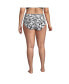 ფოტო #3 პროდუქტის Plus Size Tummy Control High Waisted Bikini Swim Bottoms Print