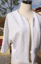 Фото #3 товара Alfani Women's Open Front Scuba Blazer Jacket Bright White Size M