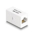 Фото #1 товара Delock Adapter RJ45 Buchse zu Cat.6A UTP weiß