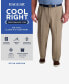 ფოტო #5 პროდუქტის Big & Tall Cool Right Performance Flex Classic Fit Pleated Pant