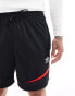 adidas Originals Street shorts in black and red