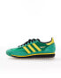 adidas Originals SL 72 RS trainers in green and yellow