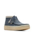 Фото #3 товара Clarks Wallabee Cup Boot 26171091 Mens Blue Nubuck Lace Up Chukkas Boots