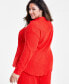 Фото #3 товара Блузка для полных Nina Parker с текстурой