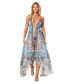 ფოტო #1 პროდუქტის Women's Maxi halterneck dress