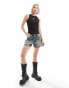 Puma Classics ribbed slim vest in black Черный, L - EU 42 - фото #2