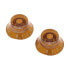 Фото #1 товара Allparts Bell Knobs to 11 Gold