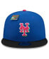 Фото #2 товара Men's Royal/Black New York Mets Watermelon Big League Chew Flavor Pack 9FIFTY Snapback Hat