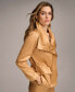 ფოტო #3 პროდუქტის Women's Satin Zip-Front Jacket