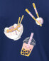 Фото #3 товара Kid Sushi Ramen Boba Cotton Blend Graphic Tee S