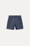 ZW COLLECTION MINIMALIST DENIM BERMUDA SHORTS