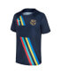 Фото #3 товара Men's Navy Barcelona 2022/23 Away Pre-Match Top