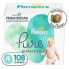 Фото #1 товара Pampers Pure Protection Diapers Enormous Pack - Size 4 - 108ct