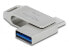 Фото #2 товара Delock 54073 - 16 GB - USB Type-A / USB Type-C - 3.2 Gen 1 (3.1 Gen 1) - 117 MB/s - Swivel - Silver