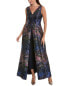 Фото #1 товара Kay Unger Clark Walk Thru Jumpsuit Women's