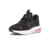 Фото #2 товара Puma Soft Enzo Evo Lace Up Toddler Girls Black Sneakers Casual Shoes 38705312