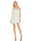 ფოტო #1 პროდუქტის Women's Feather Strapless Mini Dress