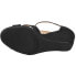 Фото #5 товара CL by Laundry Canty Nubuck Wedge Womens Black Dress Sandals ICDN44QFE-001