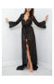 Women's Lace Long Robe - Sweep Train - Lace Collection