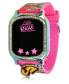 ფოტო #2 პროდუქტის Omg Kid's Touch Screen Pink Silicone Strap LED Watch, with Hanging Charm 36mm x 33 mm