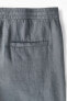 Фото #3 товара Regular Fit Linen Shorts