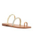 ფოტო #1 პროდუქტის Women's Mavis Toe Ring Flat Slide Strappy Sandals