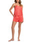 ფოტო #1 პროდუქტის Women's 2-Pc. Satin Cami Tap Pajamas Set