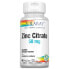 Фото #1 товара SOLARAY Zinc Citrate 50mgr 60 Units