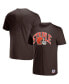 ფოტო #2 პროდუქტის Men's NFL X Staple Black Cleveland Browns Lockup Logo Short Sleeve T-shirt