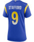 Фото #3 товара Women's Matthew Stafford Royal Los Angeles Rams Game Jersey