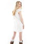 Фото #3 товара Kiss The Sky ribbon detail broderie mini dress in white