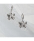 Women's Butterfly Hoop Earrings