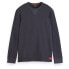 Фото #2 товара SCOTCH & SODA Waffle long sleeve T-shirt