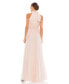 ფოტო #4 პროდუქტის Women's A Line Gown With High Neckline