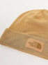 The North Face Dock Worker knit beanie in beige