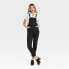 Фото #1 товара Women's 90's Slim Denim Overalls - Universal Thread Black 16