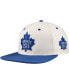 Men's Cream Toronto Maple Leaf's Retro Classic Logo Snapback Hat Cream, Royal - фото #1