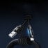 Фото #2 товара Kabel przewód do iPhone USB-A - Lightning z wyświetlaczem LED 2.4A 2m czarny