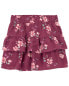 Toddler Floral Print Tiered Skort 2T