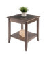 Santino 24.02" Wood Accent Table