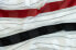 Фото #3 товара Gardine weiß-rot-schwarz Streifen