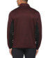 Фото #2 товара Men's Two-Tone Space-Dyed Quarter-Zip Golf Pullover