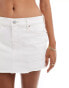 Фото #4 товара Tommy Jeans Sophie co-ord low waist micro mini skirt in white wash