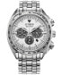 ფოტო #1 პროდუქტის Eco-Drive Men's Chronograph Sport Luxury Stainless Steel Bracelet Watch 43mm
