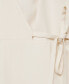 ფოტო #3 პროდუქტის Women's Bow Wrap Jumpsuit