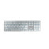 Фото #1 товара Cherry KW 9100 Slim Tastatur für Mac"Silber Englisch (USA) Kabellos