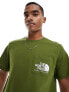 The North Face Berkeley California pocket t-shirt in olive